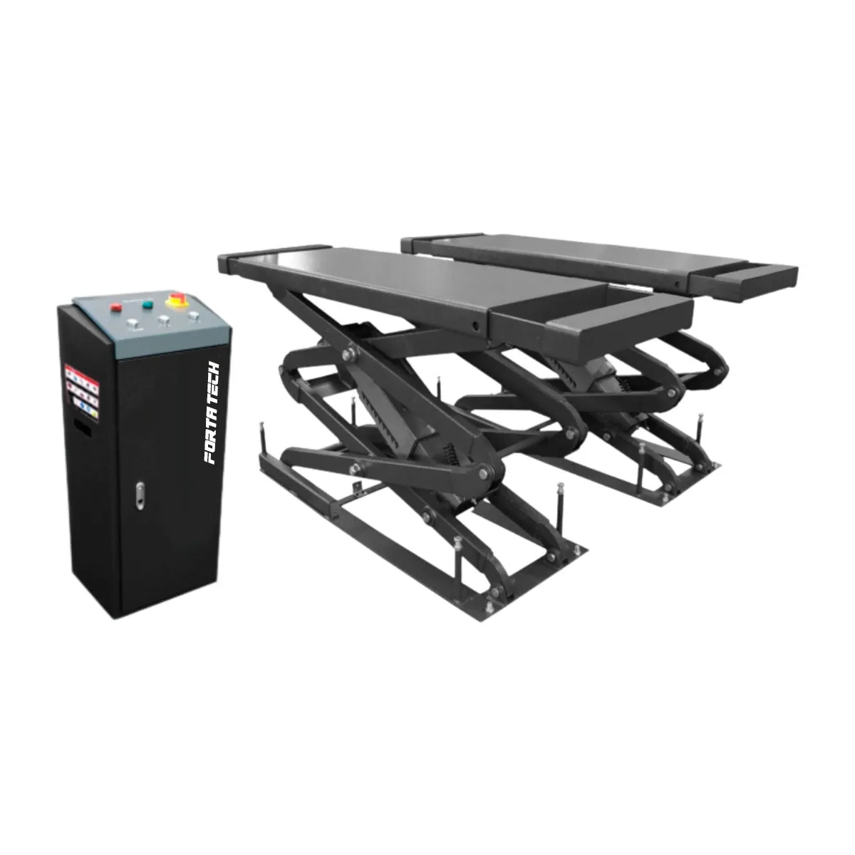 Elevador Pantográfico/Tesoura Embutido ETZ30E – Capacidade de 3000 kg com Gabinete de Controle